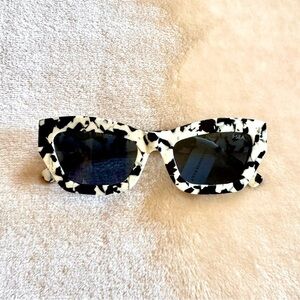 *NEW* Black & White Anthropologie Block Sunglasses